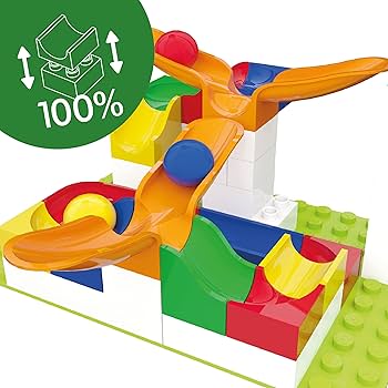 Amazon.co.jp: HUBELINO マーブルラン 44ピース クレードル